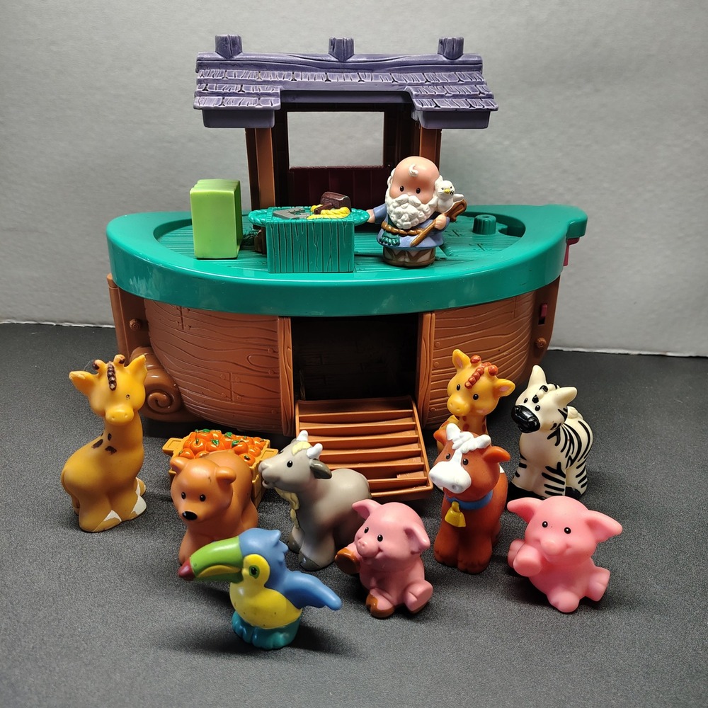 Fisher-Price Noah's Ark Playset Kids Toddler Multicolor (Little People Animals)